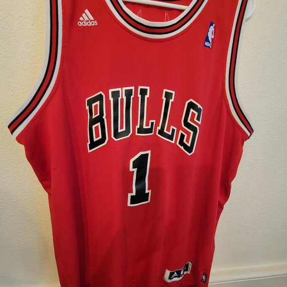 Adidas NBA Chicago Bulls Derrick Rose Basketball Jersey - Picture 2 of 8